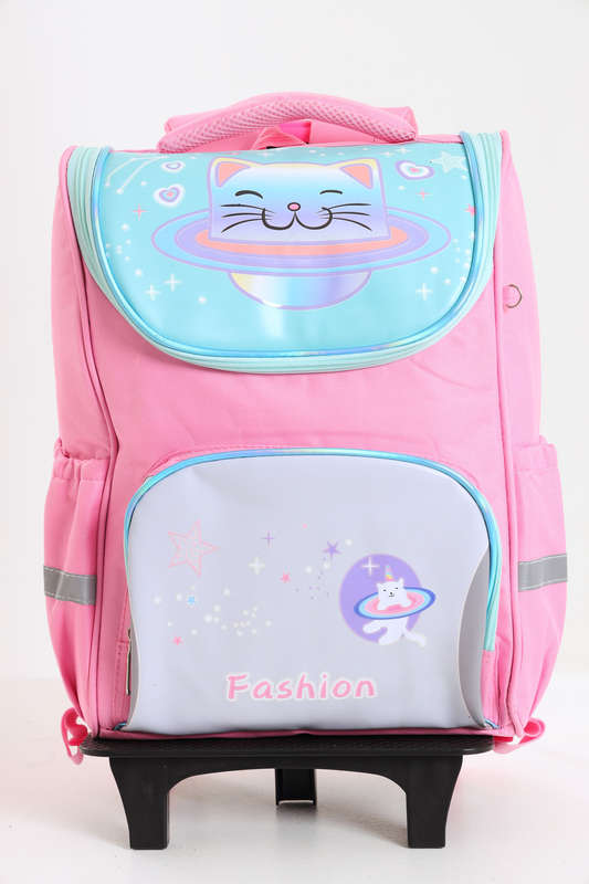 Kids Heavy Duty Trolley Bag Backpack School Bag 3 Piece Set