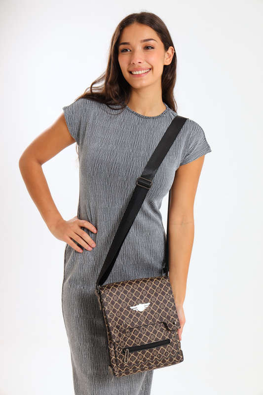 Stylish Ladies' Faux Leather Crossbody Travel Sling Bag
