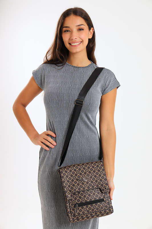 Stylish Ladies' Faux Leather Crossbody Travel Sling Bag