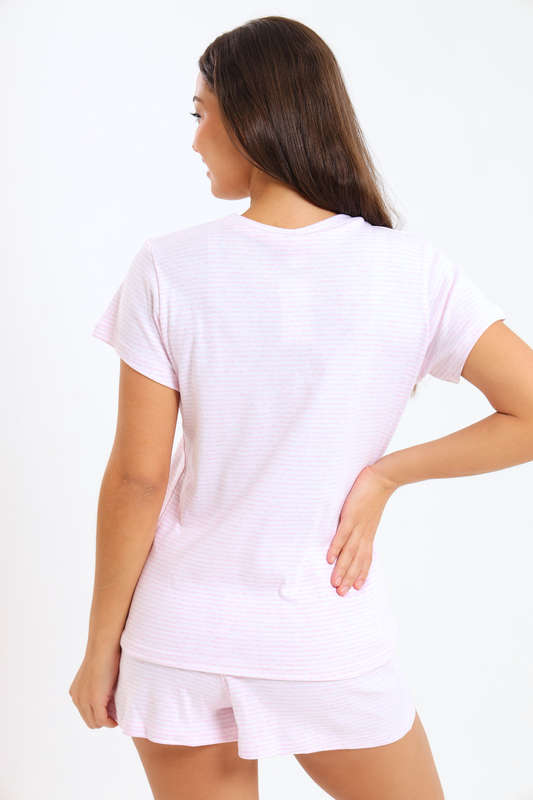 Ladies Printed Short Pyjama Set