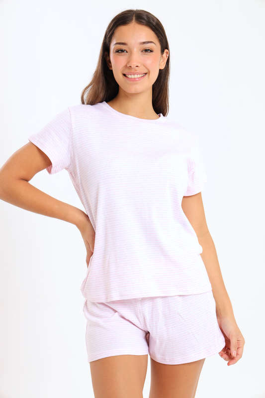 Ladies Printed Short Pyjama Set