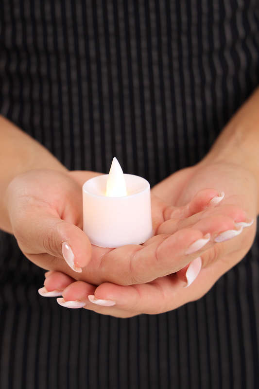 Led Smokeless Candle Light Battery Operated 4cm X 4cm