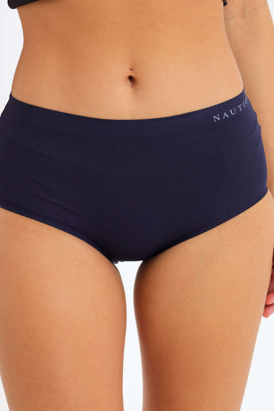 NAUTICA Ladies 3 Pack No Show Seamless High Waisted Brief Panties