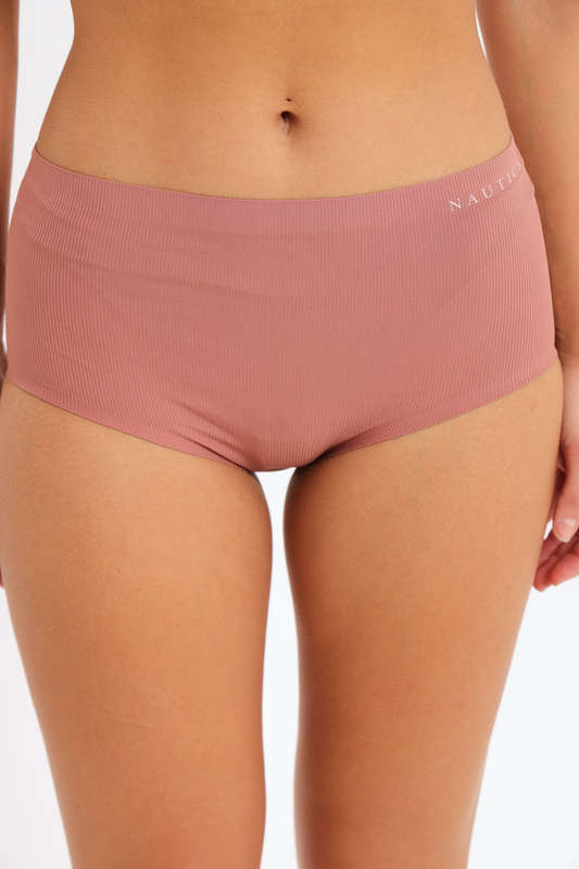 NAUTICA Ladies 3 Pack No Show Seamless High Waisted Brief Panties