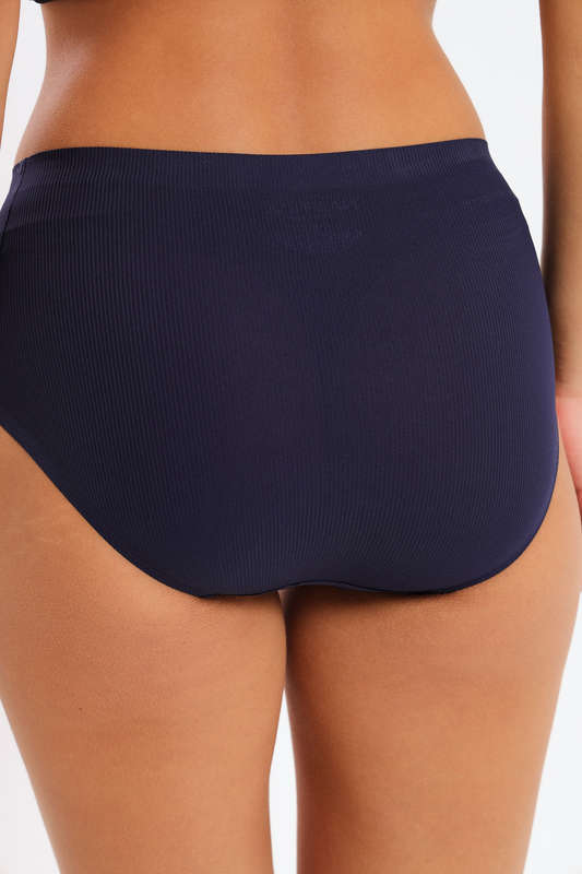NAUTICA Ladies 3 Pack No Show Seamless High Waisted Brief Panties