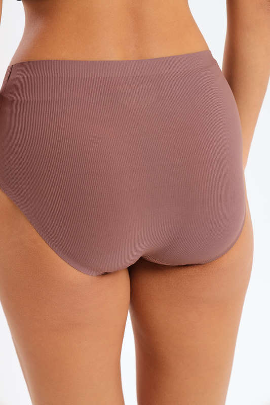 NAUTICA Ladies 3 Pack No Show Seamless High Waisted Brief Panties