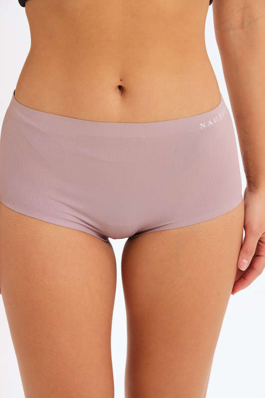 NAUTICA Ladies 3 Pack No Show Seamless High Waisted Brief Panties