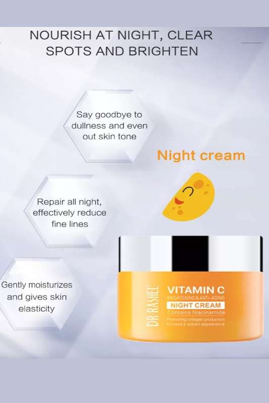 Dr Rashel Vitamin C Brightening &amp; Anti-Aging Night Cream 50g