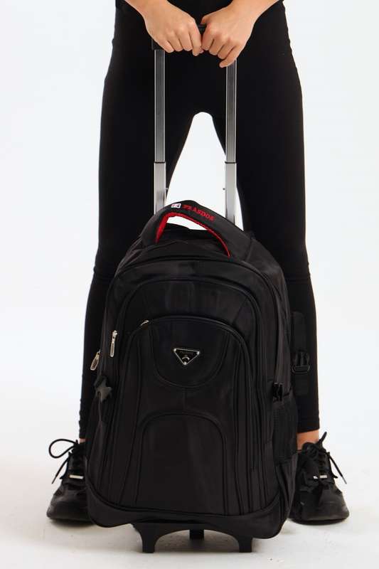 PRASDOS Maxi Trolley Backpack School Bag - Travel Bag 60cm X 40cm With Multiple Compartments