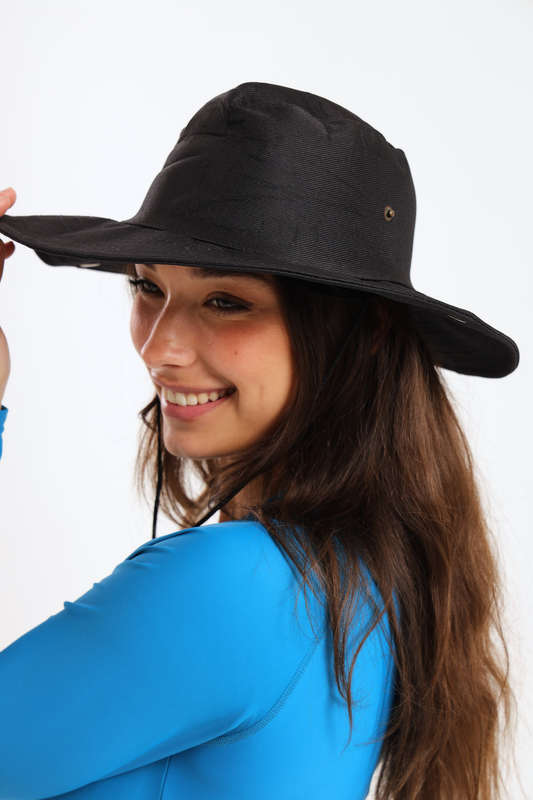 Senza® Summer Sun Beach Hat With Drawstring Full Cover