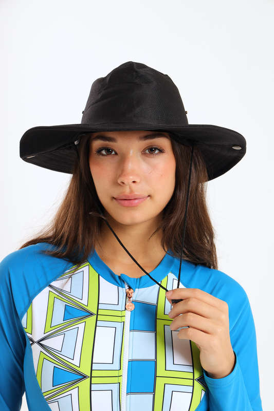 Senza® Summer Sun Beach Hat With Drawstring Full Cover