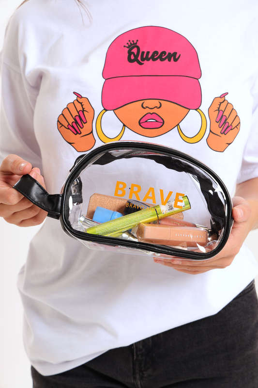 Clear Makeup Bag Travel Cosmetic Toiletry Bag Water Resistant