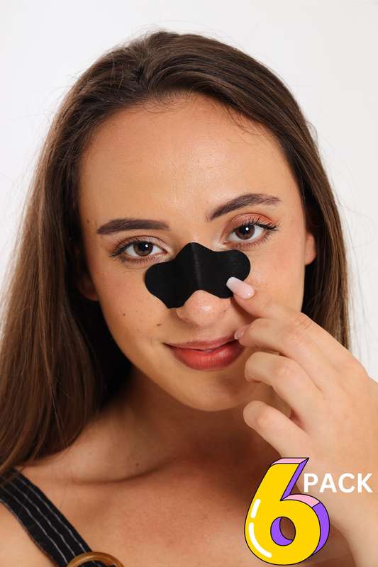 Dr Rashel Black Charcoal Nose Strips Blackhead Remover  6 Pieces