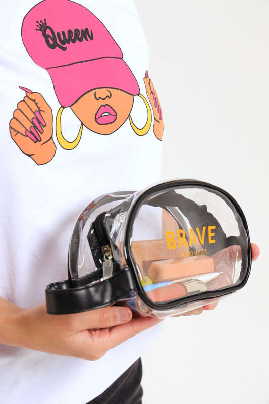 Clear Makeup Bag Travel Cosmetic Toiletry Bag Water Resistant