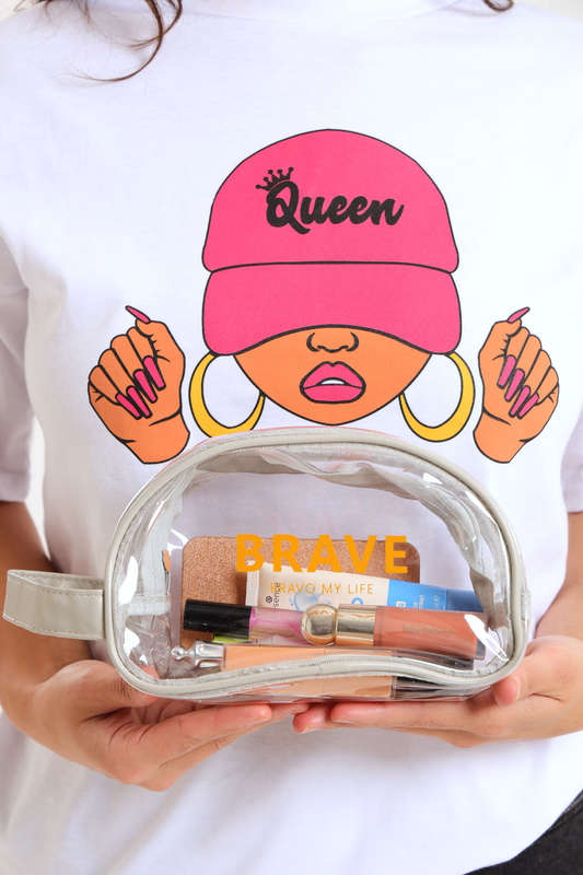 Clear Makeup Bag Travel Cosmetic Toiletry Bag Water Resistant