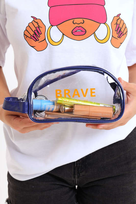 Clear Makeup Bag Travel Cosmetic Toiletry Bag Water Resistant