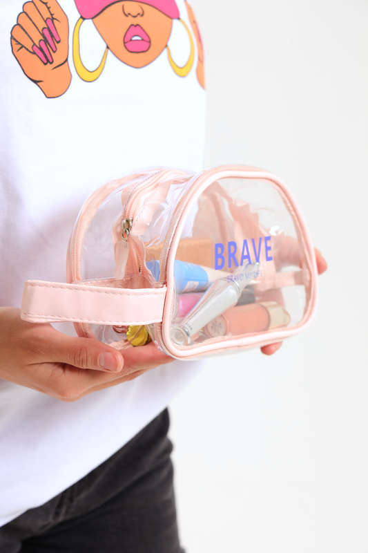 Clear Makeup Bag Travel Cosmetic Toiletry Bag Water Resistant