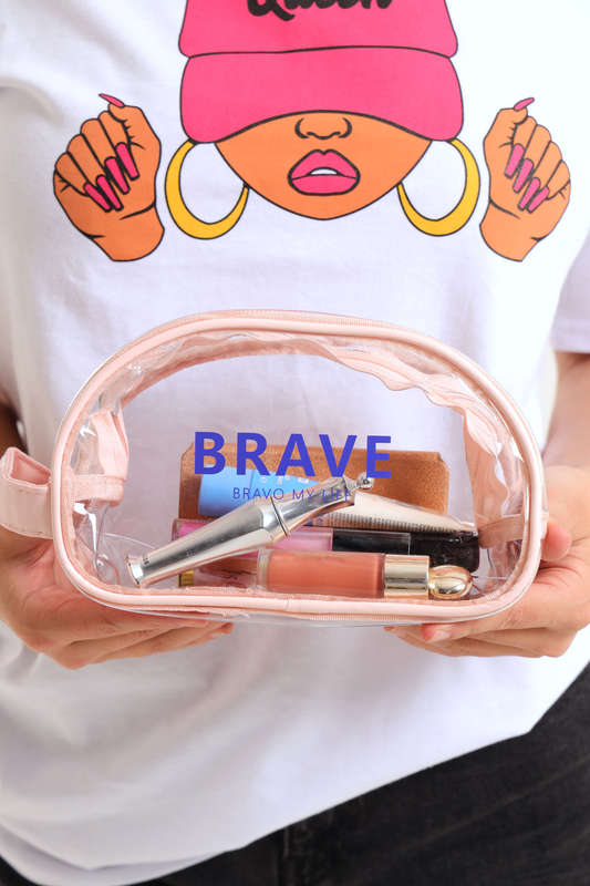 Clear Makeup Bag Travel Cosmetic Toiletry Bag Water Resistant
