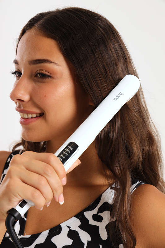 HOCO HP40 Hair Straightener 2 In 1 Straight and Curly Hair 