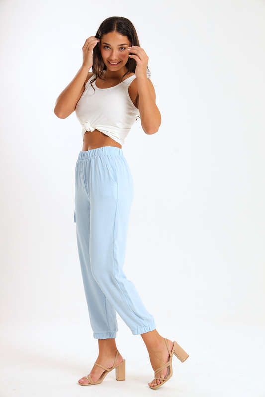 Ladies Lightweight Casual Cargo Airflow Jogger Pants