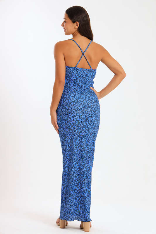 Ladies Strappy Bodycon Maxi Dress
