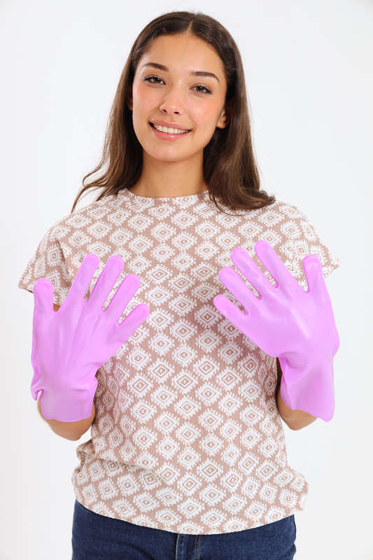 Senza® 1 Pair Silicone Scrubber Gloves