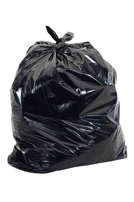 Senza® 60 Pcs Black Heavy Duty Garbage Bags 750mm X 950mm
