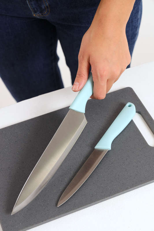 Senza® 2-Piece Combo Knife Set Stainless Steel