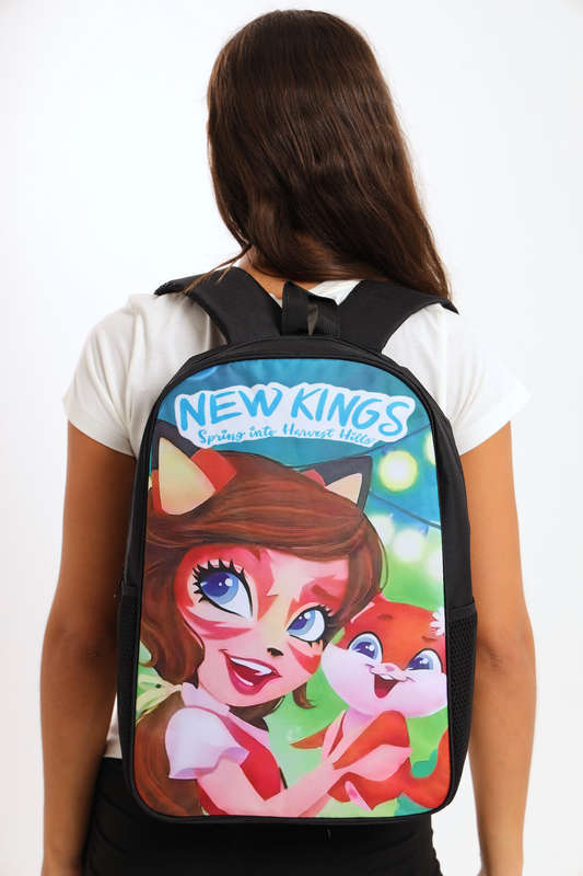Senza® 3 Piece School Bag Set Backpack Printed Waterproof Schoolbag
