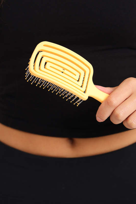 Senza® Eco Friendly Sq Shape Detangler Wet &amp; Dry Brush