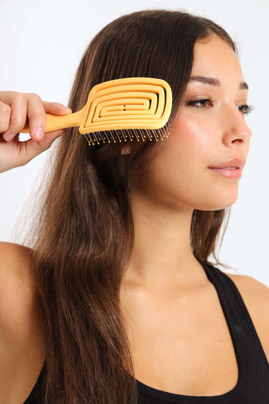 Senza® Eco Friendly Sq Shape Detangler Wet &amp; Dry Brush