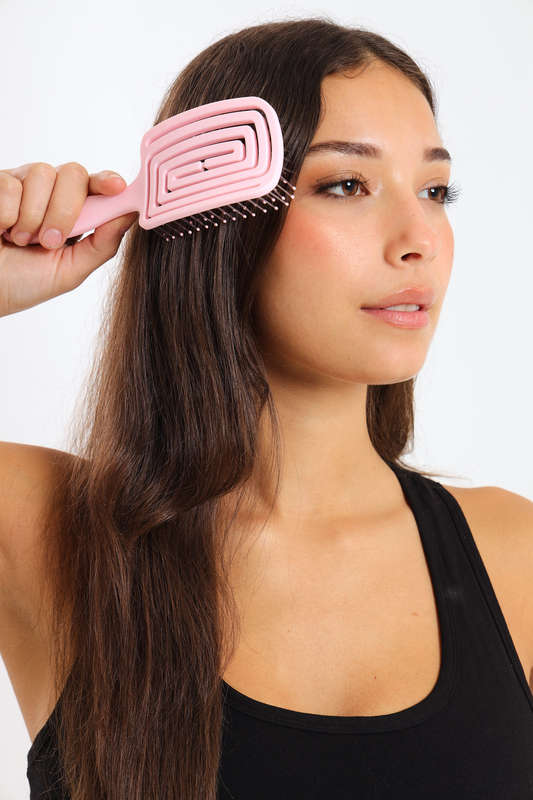 Senza® Eco Friendly Sq Shape Detangler Wet &amp; Dry Brush
