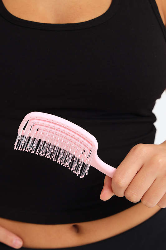 Senza® Eco Friendly Sq Shape Detangler Wet &amp; Dry Brush