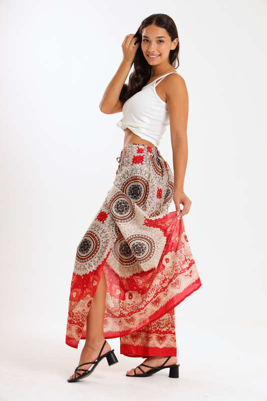 Senza® Ladies Genie Boho Harem Wide Leg Wrap Pants