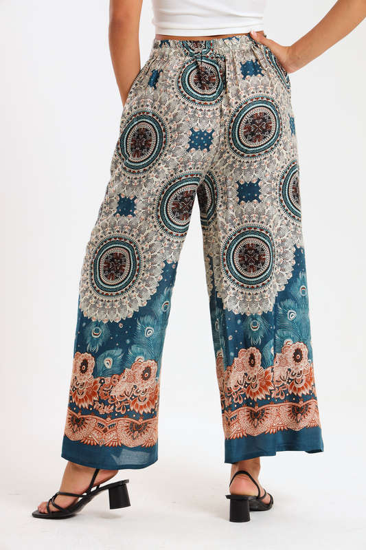 Senza® Ladies Genie Boho Harem Wide Leg Wrap Pants