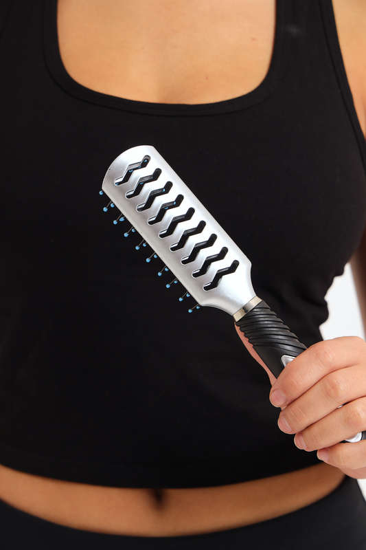 Senza® Ladies Luxury Hair Brush Silver