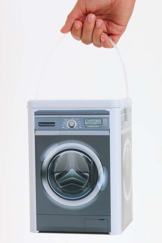 Senza® Metal Laundry Detergent Washing Powder Storage Container