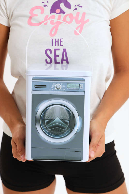 Senza® Metal Laundry Detergent Washing Powder Storage Container