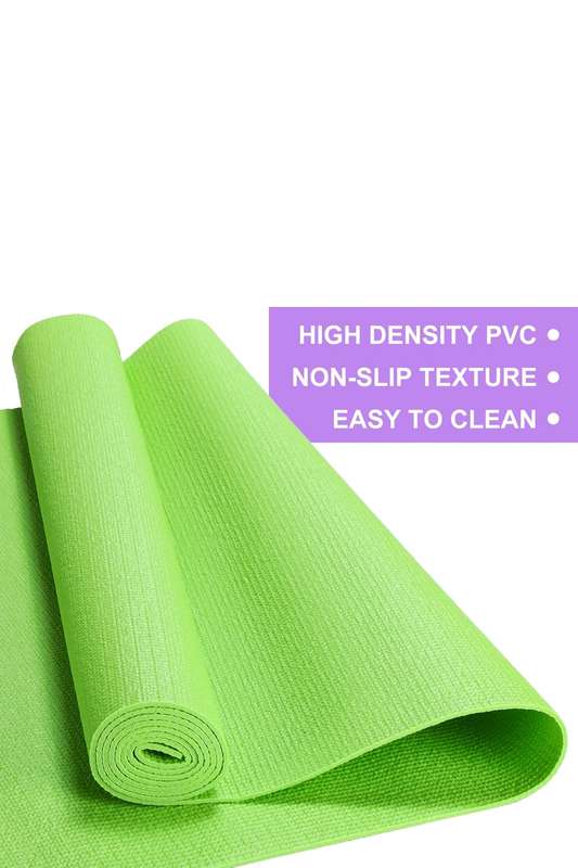 Senza® Non-Slip Yoga Mat Gym Fitness Mat 1730mm X 610mm x 4mm