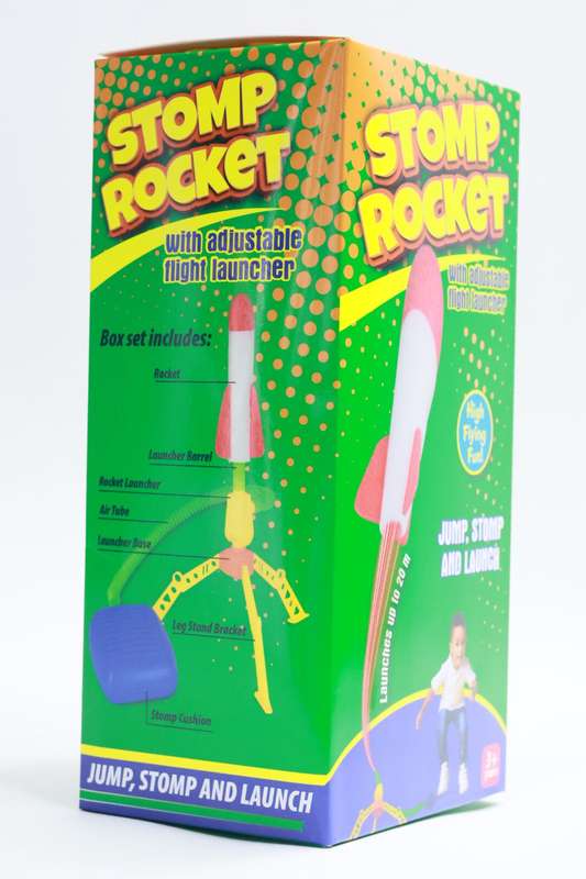 Stomp Rocket with Adjustable Flight Launcher