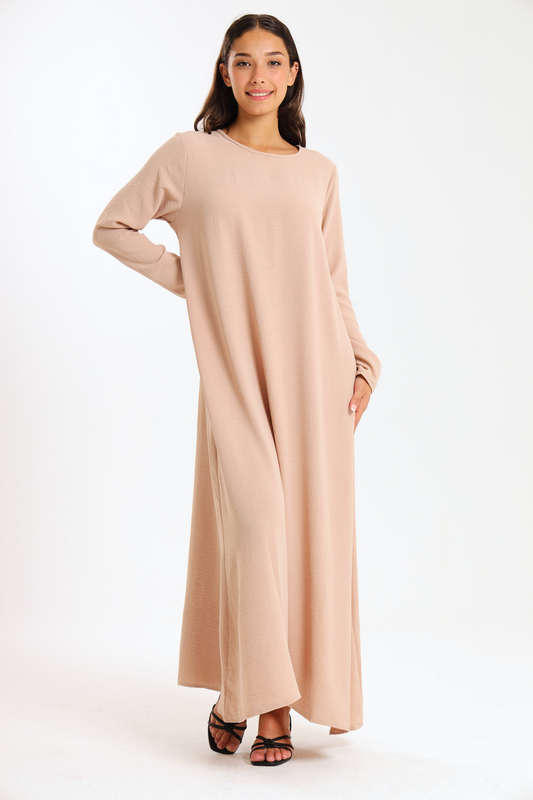 Zaria Airflow Classic Maxi Long Sleeve Abaya Cloak Dress