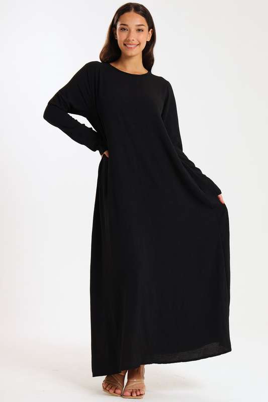 Zaria Airflow Classic Maxi Long Sleeve Abaya Cloak Dress