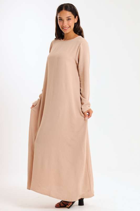 Zaria Airflow Classic Maxi Long Sleeve Abaya Cloak Dress