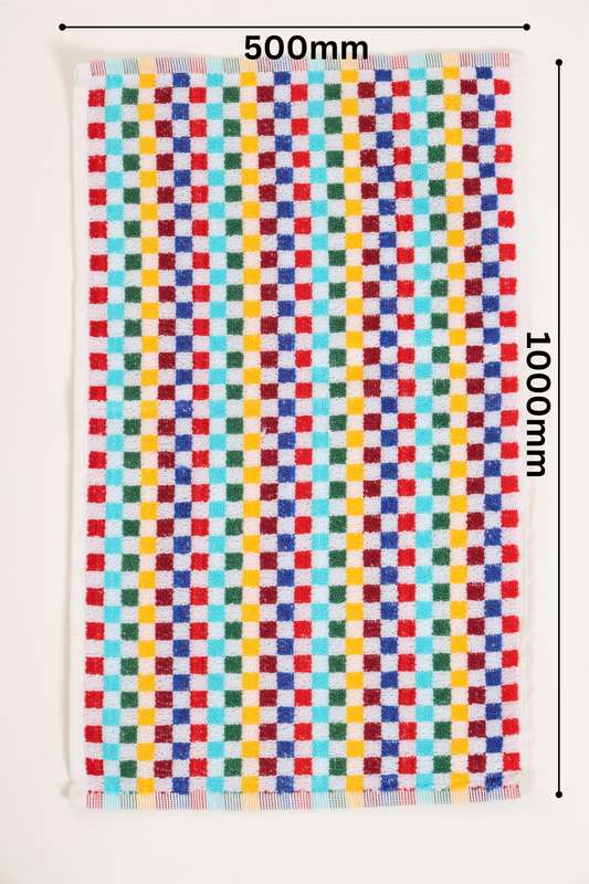 Zulu Amabhinca Traditional Heritage Block Towel Guest Shower Towel 1000mm X 500mm