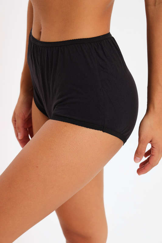 3 Pack Branded Cotton Underwear High Waisted Panties Full Coverage Granny Panties Variety Pack