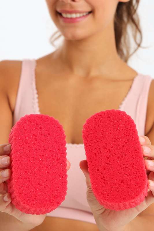 Senza® 8 Pack Bath - Shower Exfoliating Body Sponge