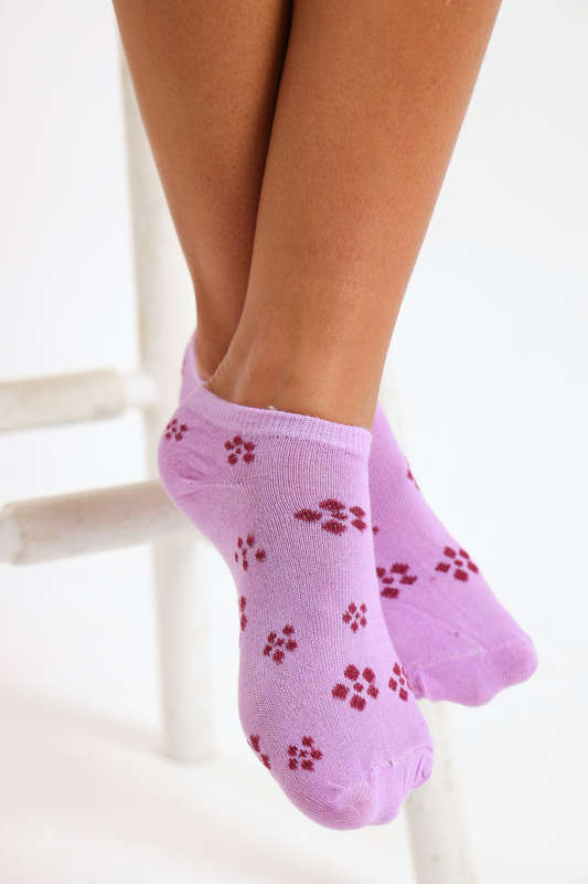 Senza® Ladies 12 Pair Printed Ankle Socks