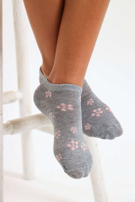 Senza® Ladies 12 Pair Printed Ankle Socks