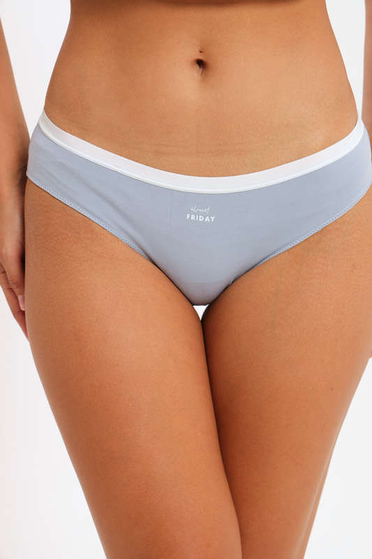 Senza® 3 Pack Ladies Branded Weekender Cotton Panties
