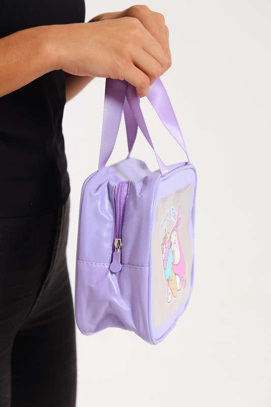 Young Girls Cute Transparent Portable Cosmetic Bag